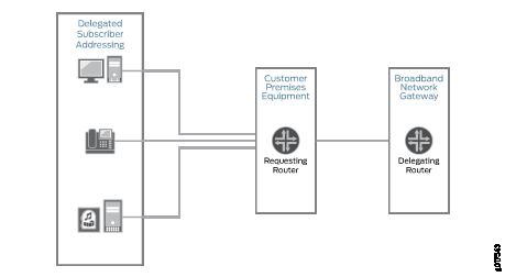 Delegated Addressing in a Dual-Stack Network Using DHCPv6