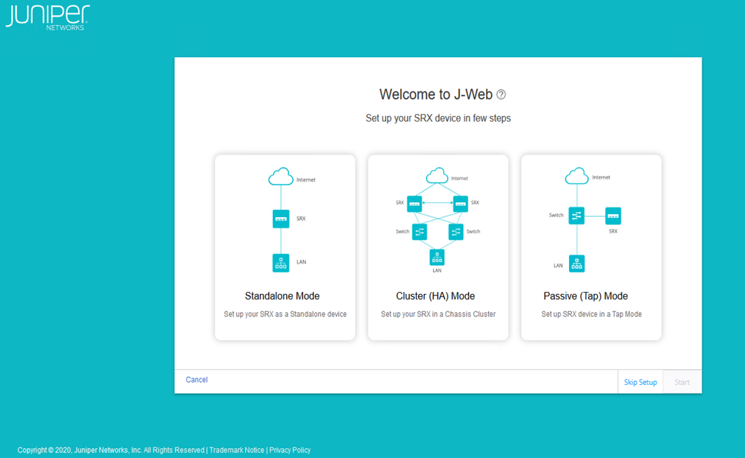 Setup Wizard Page