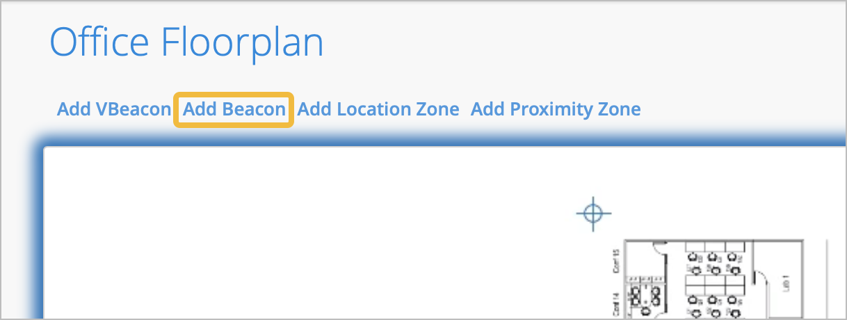 Select the Add Beacon button