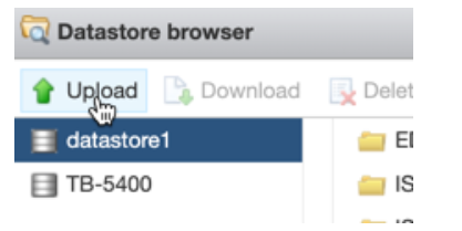Upload ISO File