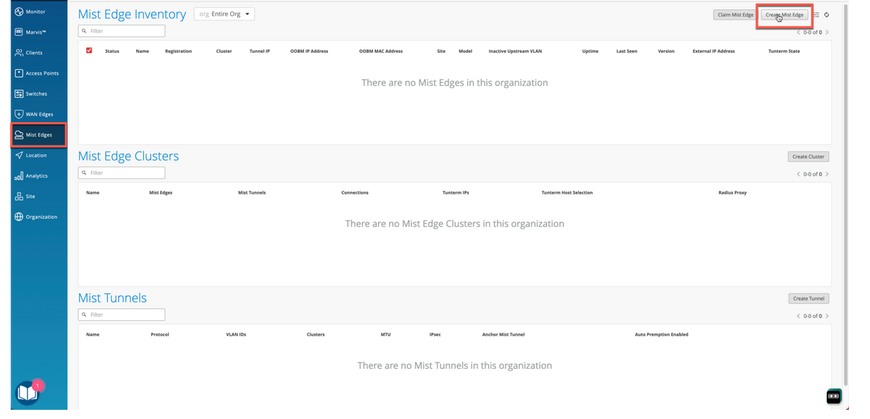 Create Juniper Mist Edge VM