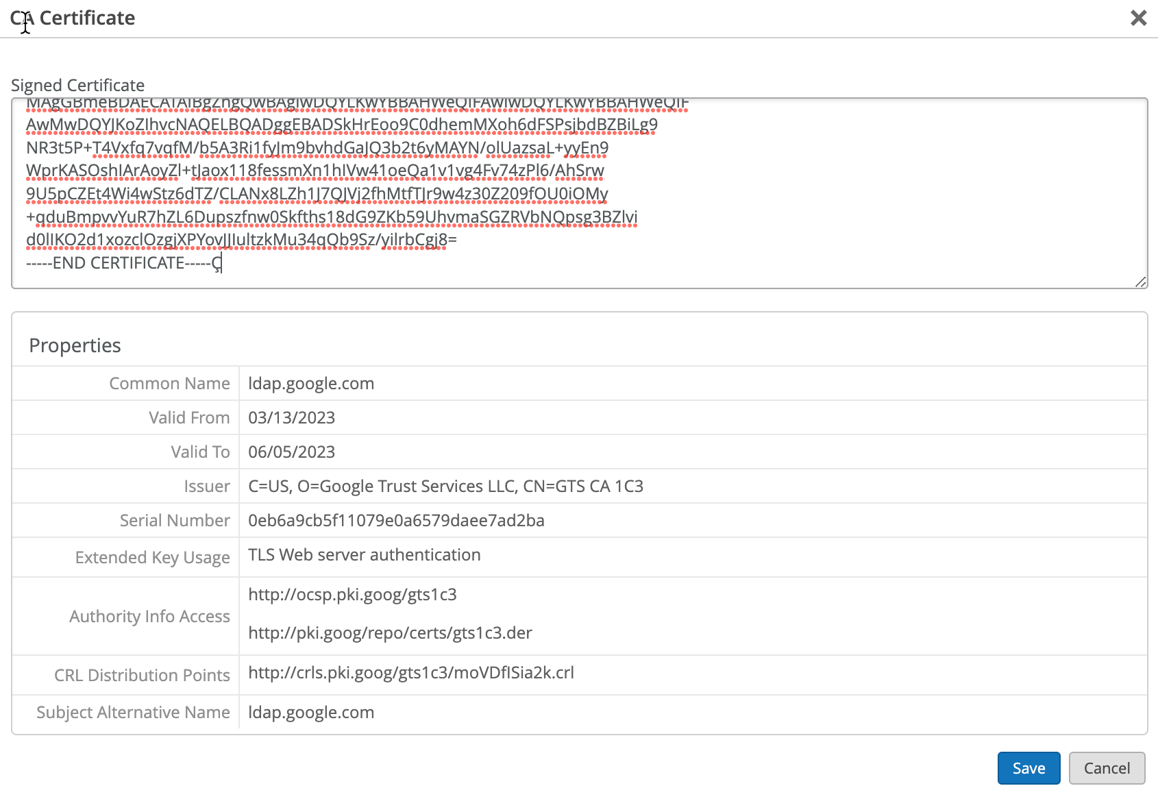Add CA Certificate