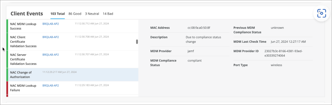 MDM Lookup Details- MDM Status Change