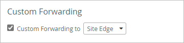 Custom Forwarding for Site-Level Mist Edge