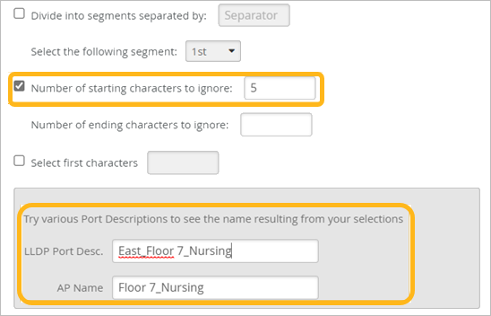 Sample user inputs to ignore characters