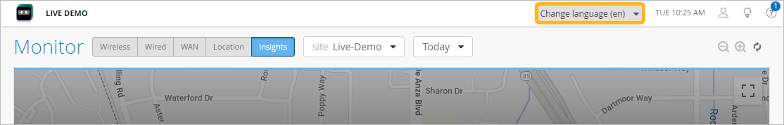 Change Language Drop-Down List