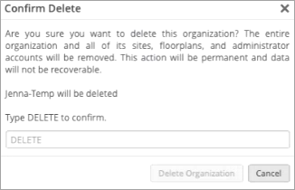 Confirm Delete Window