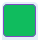 Green square with rounded corners outlined in purple on a light background.