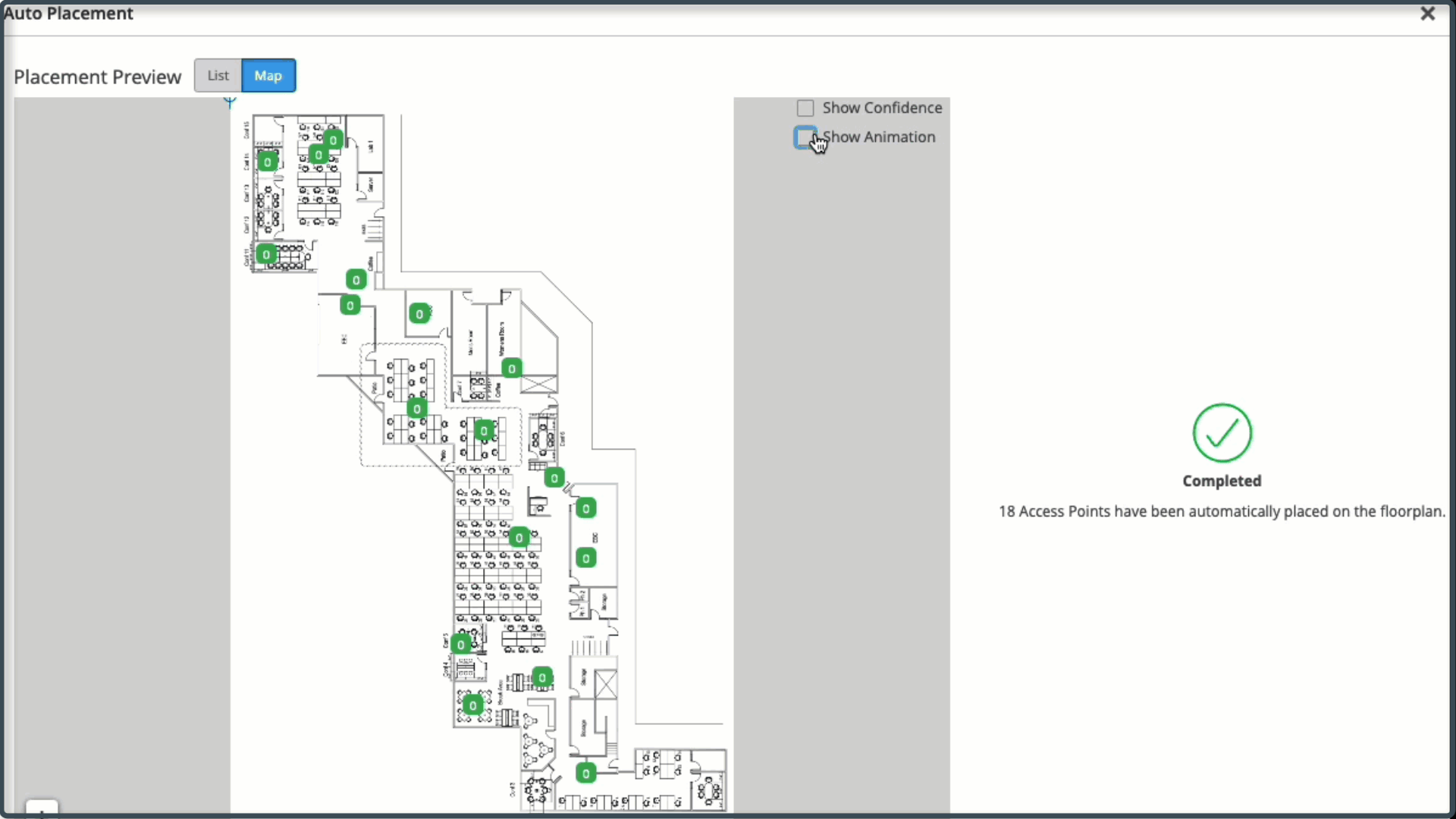 Brownfield animation example