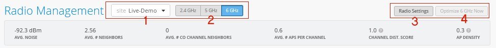 Using the Radio Management Page