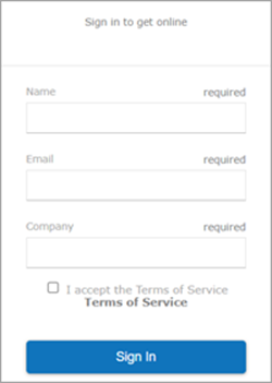 Default Sign In Options