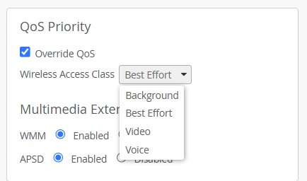 Reprioritize Wireless Traffic