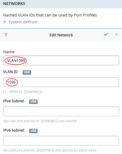 VLAN Creation