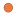Orange circle on white background.