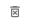 Trash can icon with an X representing the delete function.