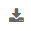 Download icon with a downward arrow indicating file download.