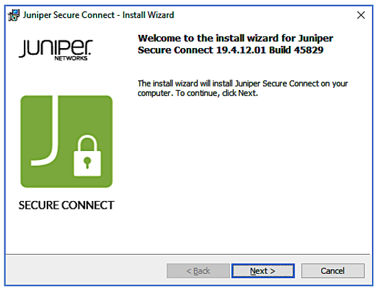 Installer Welcome Window