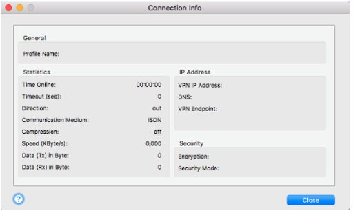 Connection Information