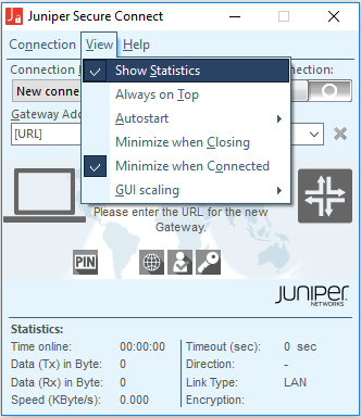 Show Statistics Menu Option