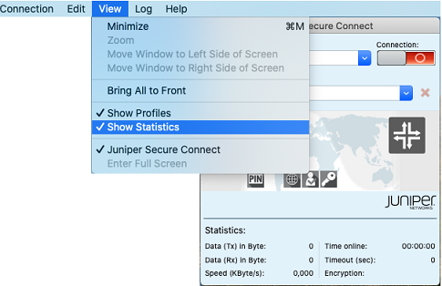 Show Statistics Menu Option