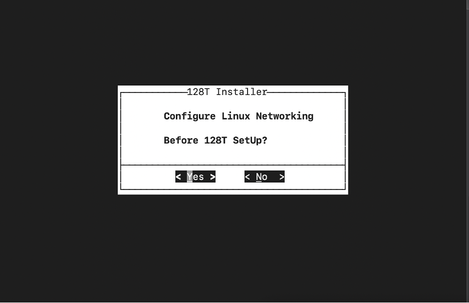 128T NetManager TUI Start