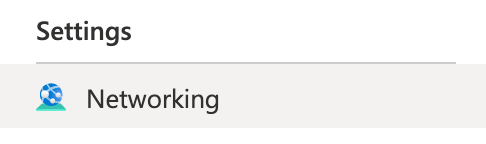 Settings Menu