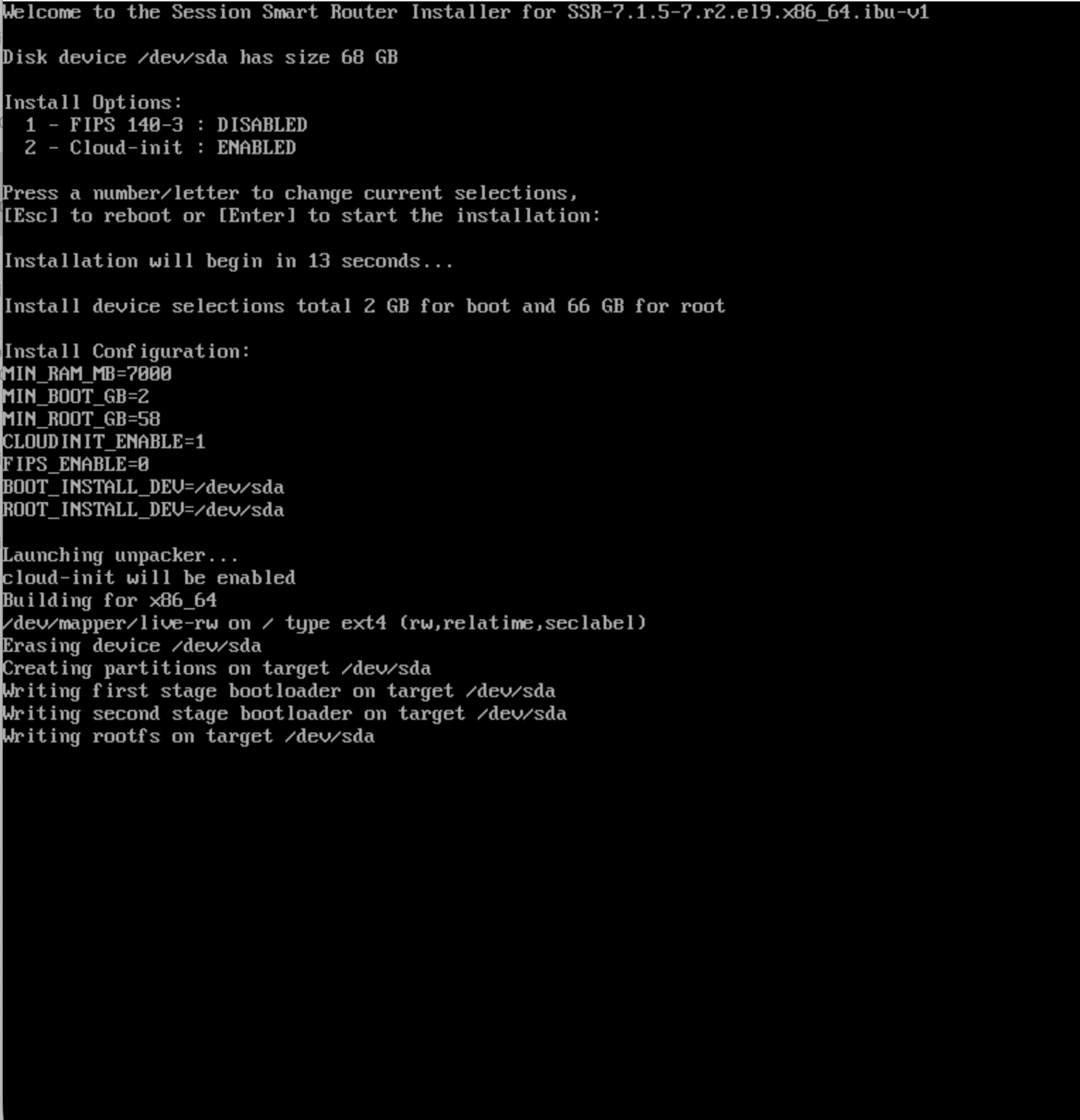 Install Progress