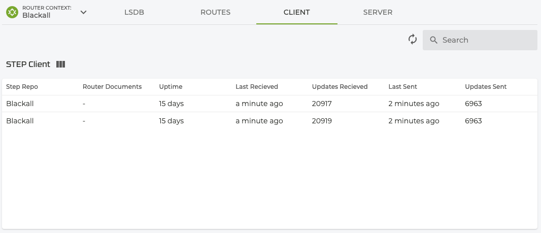 Client View