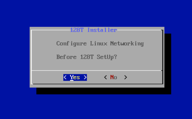 128T NetManager TUI Start