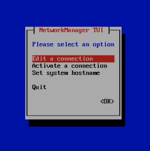 128T NetManager TUI Option
