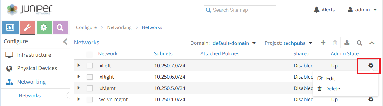 Contrail Virtual Networks
