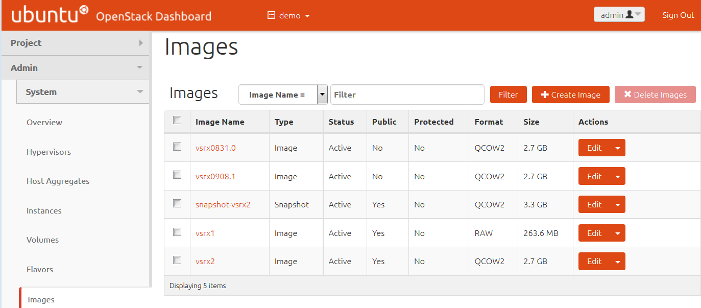 OpenStack Images